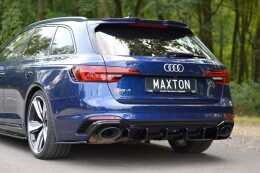 Maxton Seitenschweller Ansatz für Audi A4 Avant B9 schwarz Hochglanz AU-A4- B9-AV-SD1-G - Online-Shop