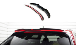 Heck Spoiler Aufsatz Abrisskante passend für Audi RS4 B9 Avant schwarz Hochglanz
