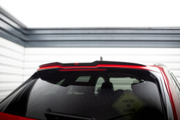 Heck Spoiler Aufsatz Abrisskante passend für Audi RS4 B9 Avant schwarz Hochglanz
