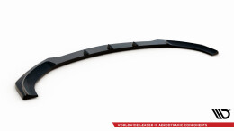 Cup Spoilerlippe Front Ansatz V.1 passend für Mercedes-Benz E-Klasse W213 Coupe (C238) / Cabriolet (A238) AMG-Line / 53 AMG schwarz Hochglanz
