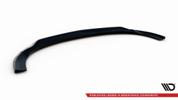 Cup Spoilerlippe Front Ansatz V.2 passend für Mercedes-Benz E-Klasse W213 Coupe (C238) / Cabriolet (A238) AMG-Line / 53 AMG schwarz Hochglanz
