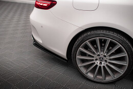 Heck Ansatz Flaps Diffusor passend für Mercedes-Benz E-Klasse W213 Coupe(C238) / Cabriolet (A238) AMG-Line schwarz Hochglanz