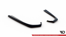 Heck Ansatz Flaps Diffusor passend für Mercedes-Benz E-Klasse W213 Coupe(C238) / Cabriolet (A238) AMG-Line schwarz Hochglanz