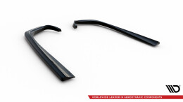 Heck Ansatz Flaps Diffusor passend für Mercedes-Benz E-Klasse W213 Coupe(C238) / Cabriolet (A238) AMG-Line schwarz Hochglanz