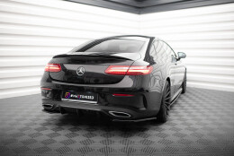 Heck Ansatz Diffusor passend für Mercedes-Benz E-Klasse W213 Coupe(C238) / Cabriolet (A238) AMG-Line schwarz Hochglanz