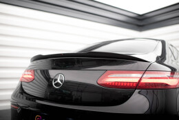 Heck Spoiler Aufsatz Abrisskante passend für Mercedes-Benz E-Klasse W213 Coupe (C238) AMG-Line / 53 AMG schwarz Hochglanz