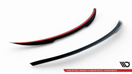 Heck Spoiler Aufsatz Abrisskante passend für Mercedes-Benz E-Klasse W213 Coupe (C238) AMG-Line / 53 AMG schwarz Hochglanz