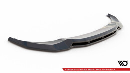 Cup Spoilerlippe Front Ansatz V.1 passend für BMW X3 M40d / M40i / M-Paket G01 schwarz Hochglanz