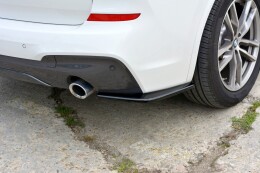 Heck Ansatz Flaps Diffusor passend für BMW X3 G01 M Paket Carbon Look