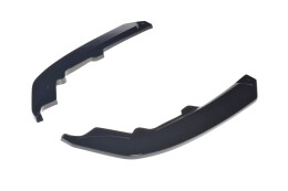Heck Ansatz Flaps Diffusor passend für JAGUAR F-TYPE schwarz Hochglanz