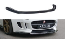 Cup Spoilerlippe Front Ansatz V.1 passend für JAGUAR F-TYPE schwarz Hochglanz