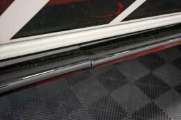 Seitenschweller Ansatz Cup Leisten passend für VW T6 schwarz Hochglanz