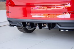 Heck Ansatz Diffusor passend für Skoda Scala schwarz Hochglanz