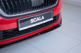 Cup Spoilerlippe Front Ansatz V.3 passend für Skoda Scala schwarz Hochglanz