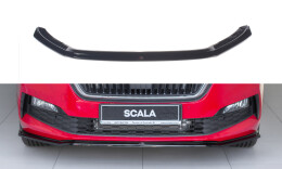 Street+ Spoilerlippe Front Ansatz V.3 passend für Skoda Scala schwarz Hochglanz