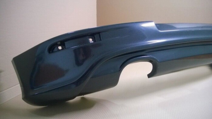 Street+ Heckschürze V.1 passend für VW Golf 5 R32 Carbon Look