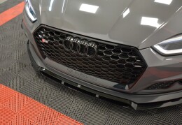 Cup Spoilerlippe Front Ansatz für Audi S5 / A5 S-Line F5 Coupe / Sportback