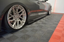 Seitenschweller Ansatz Cup Leisten passend für Audi S5 / A5 S-Line F5 Coupe