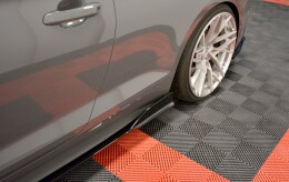 Seitenschweller Ansatz Cup Leisten passend für Audi S5 / A5 S-Line F5 Coupe