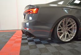 Heck Ansatz Flaps Diffusor für Audi S5 F5 Coupe