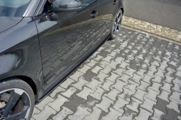 Sport Seitenschweller Ansatz Cup Leisten für V.1 für Audi RS3 8V FL Sportback