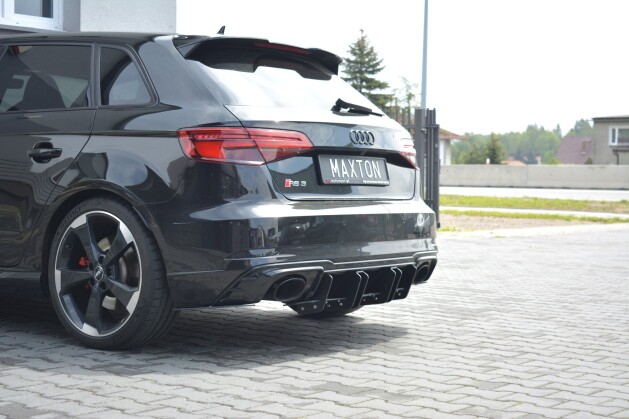 Street Pro Heckschürze Heckansatz Heckschürze V.2 passend für Audi RS3 8V FL Sportback