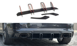 Street Pro Heckschürze Heckansatz Heckschürze V.2 passend für Audi RS3 8V FL Sportback