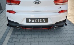 Heck Ansatz Diffusor passend für Heckschürze passend für HYUNDAI I30 Mk3 N