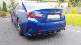 Heckansatz Lexus Rc Mk1 schwarz Hochglanz