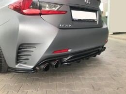 Mittlerer Cup Diffusor Heck Ansatz DTM LOOK für Lexus Rc schwarz Hochglanz
