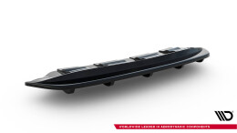 Mittlerer Cup Diffusor Heck Ansatz DTM Look passend für Lexus Rc Mk1 schwarz Hochglanz