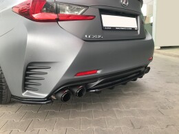 Mittlerer Cup Diffusor Heck Ansatz DTM LOOK passend für Lexus Rc Carbon Look