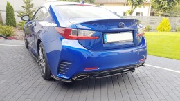 Street+ Mittlerer Diffusor Heck Ansatz RACE passend für Lexus Rc Carbon Look