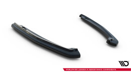 Heck Ansatz Flaps Diffusor passend für Lexus Rc Mk1 schwarz Hochglanz