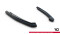 Heck Ansatz Flaps Diffusor passend für Lexus Rc Mk1 schwarz Hochglanz