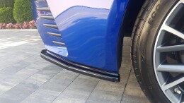 Heck Ansatz Flaps Diffusor passend für Lexus Rc Carbon Look
