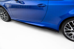 Seitenschweller Ansatz Cup Leisten passend für Lexus RC Mk1 schwarz Hochglanz