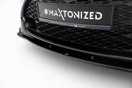 Cup Spoilerlippe Front Ansatz V.2 passend für Lexus RC Mk1 schwarz Hochglanz