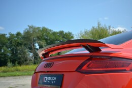 Heck Spoiler Aufsatz Abrisskante passend für Audi TT RS 8S schwarz Hochglanz