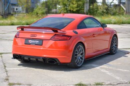 Heck Ansatz Flaps Diffusor passend für Audi TT RS 8S...