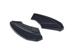 Heck Ansatz Flaps Diffusor passend für Audi TT RS 8S schwarz Hochglanz