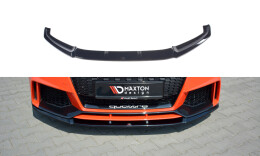 Cup Spoilerlippe Front Ansatz V.2 passend für Audi TT RS 8S schwarz Hochglanz