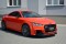 Cup Spoilerlippe Front Ansatz V.2 passend für Audi TT RS 8S schwarz Hochglanz