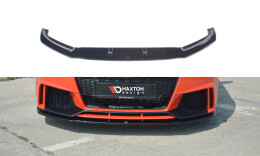 Cup Spoilerlippe Front Ansatz V.1 passend für Audi TT RS 8S schwarz Hochglanz
