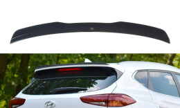 Heck Spoiler Aufsatz Abrisskante passend für Hyundai Tucson Mk3 Facelift schwarz Hochglanz