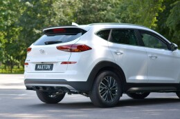 Heck Ansatz Diffusor passend für Hyundai Tucson Mk3...