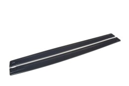 Seitenschweller Ansatz Cup Leisten passend für Hyundai Tucson Mk3 Facelift schwarz Hochglanz