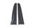 Seitenschweller Ansatz Cup Leisten für Hyundai Tucson Mk3 Facelift schwarz Hochglanz