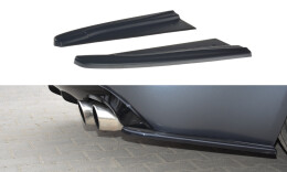 Heck Ansatz Flaps Diffusor passend für JAGUAR XF- R schwarz matt