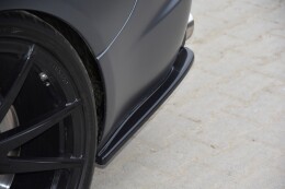 Heck Ansatz Flaps Diffusor passend für JAGUAR XF- R schwarz matt